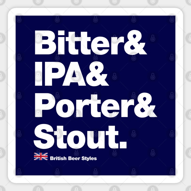 British beer styles Magnet by Roadkill Creations